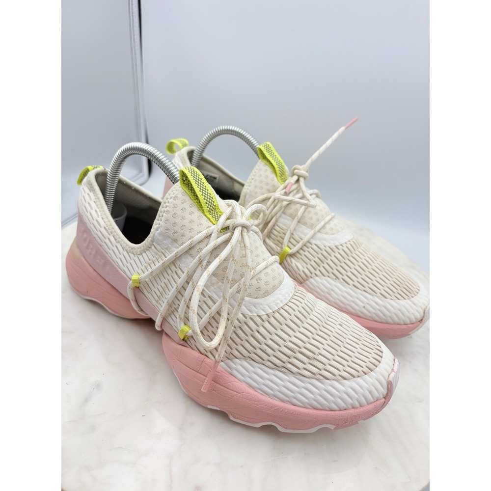 Sorel Womens Kinetic Impact Lace Mesh Running Waterproof Shoes Size 9.5‎ Pink